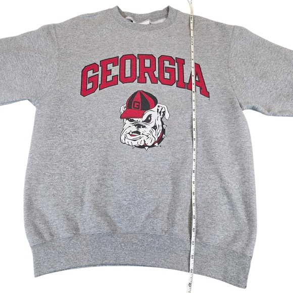 CHAMPION Georgia Bulldogs Crewneck Sweatshirt | M | UGA College Sportswear - Picture 7 of 15